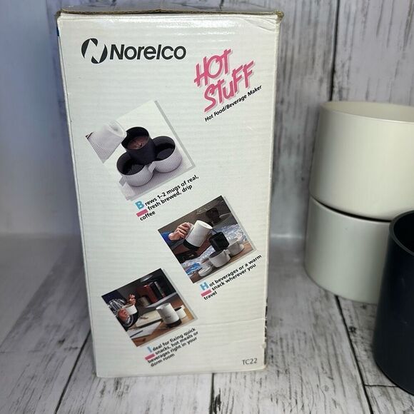 Vintage NORELCO Hot Food Beverage Maker Model #TC22 1986 Works - Picture 7 of 9
